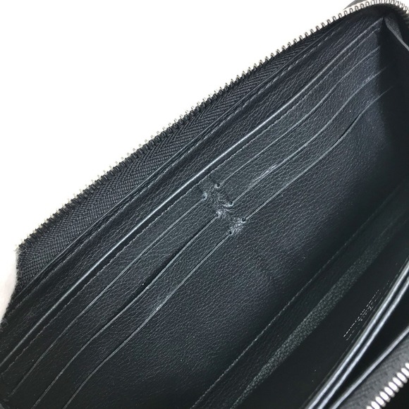 Louis Vuitton Monogram Zippy Wallet Round Zipper Long Wallet Noir Black - Picture 9 of 9